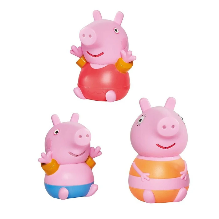 TOMY Toomies Peppa Pig Μπαταρίες Μπάνιου Mummy Pig Peppa George