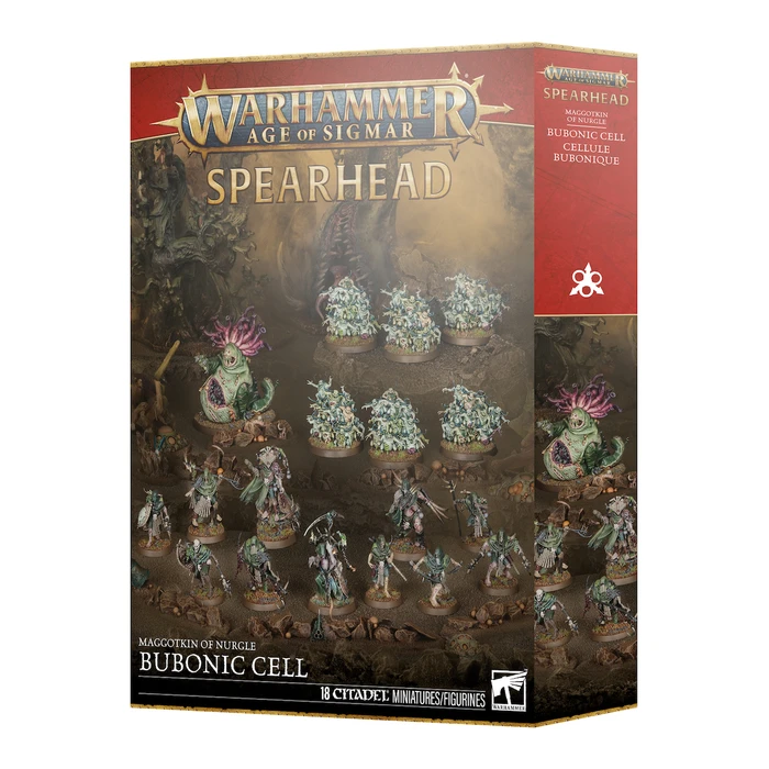 Warhammer AoS - Spearhead Maggotkin του Nurgle: Bubonic Cell (2026)