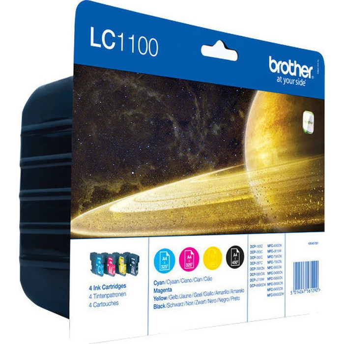 Brother LC1100 Multipack Μελάνια Εκτυπωτή Inkjet Πολύχρωμο Γνήσιο