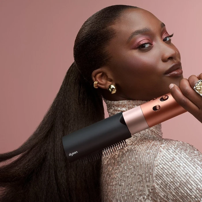 Dyson Airwrap i.d. Straight + Wavy Amber Silk — Πολυ-styler μαλλιών με i.d. Curl™ και Bluetooth®