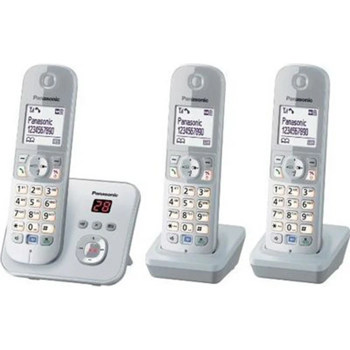 Τηλέφωνα Ασύρματα Panasonic KX-TG6823GS Pearlsilver
