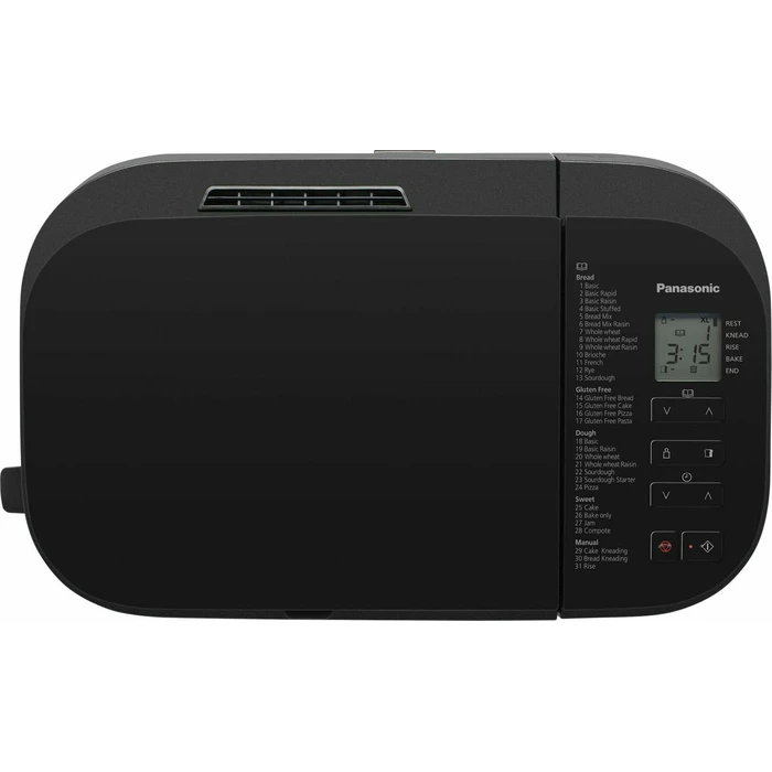 Αρτοπαρασκευαστής Panasonic SD-YR2550SXE αυτόματος με 31 προγράμματα, διπλό αισθητήρα θερμοκρασίας και αυτόματο dispenser
