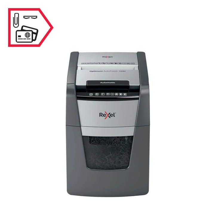 Rexel Optimum AutoFeed+ 100M Document Shredder (Micro-Cut, AutoFeed)