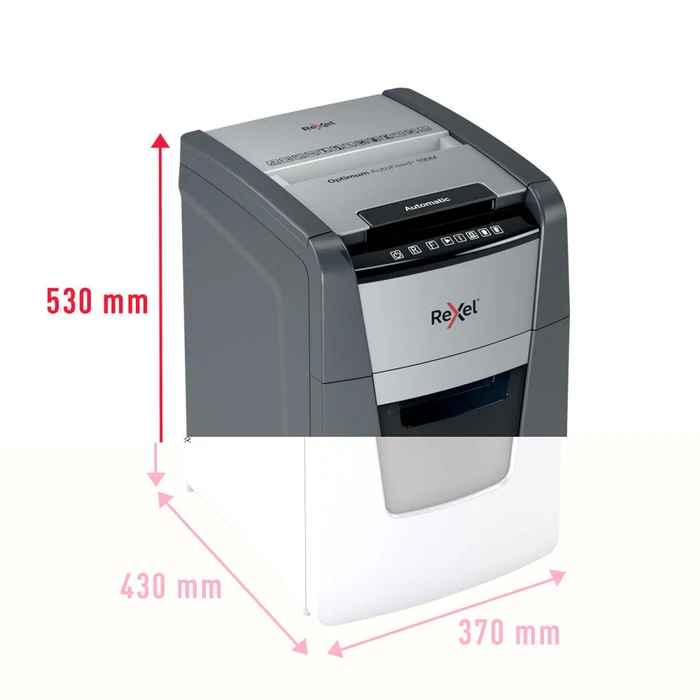 Rexel Optimum AutoFeed+ 100M Document Shredder (Micro-Cut, AutoFeed)