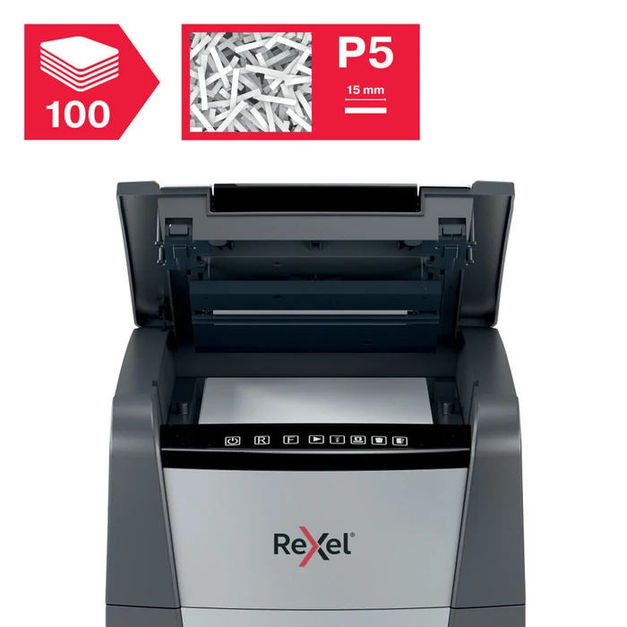 Rexel Optimum AutoFeed+ 100M Document Shredder (Micro-Cut, AutoFeed)
