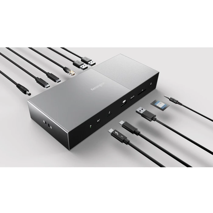 Kensington Thunderbolt 5 Docking Station με 4K PD Ethernet και σύνδεση 3 Οθονών Λευκό (K35201EU)