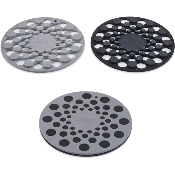 Joseph Joseph Spot-On Σετ 2 Σιλικονούχα Υποπιάτα Γκρι