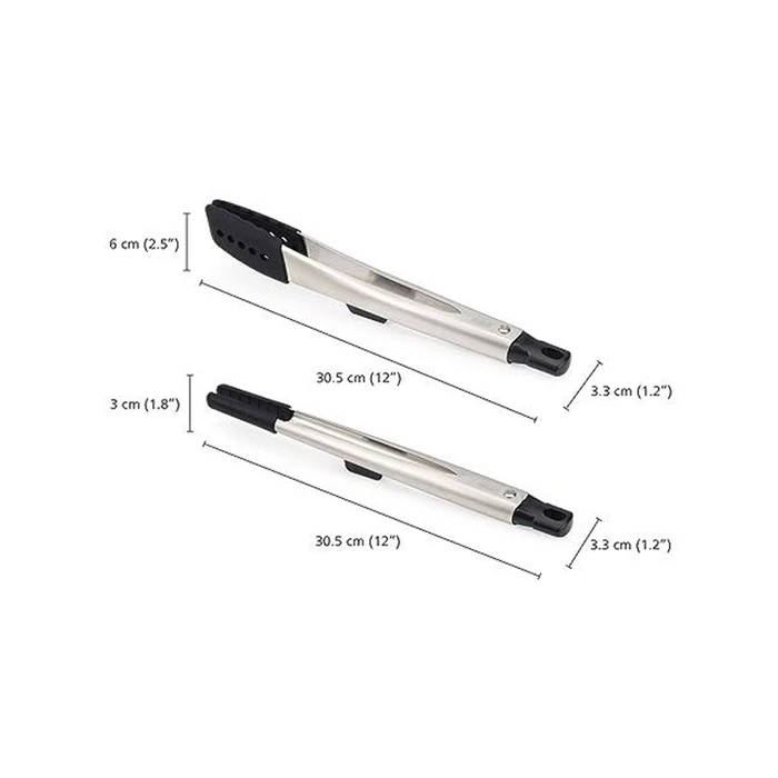 Joseph Joseph Elevate Fusion Σετ Τσιμπίδες 2 τεμαχίων από Ανοξείδωτο Ατσάλι