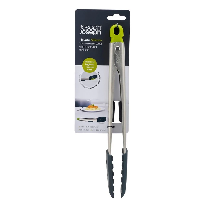 Πρέσα Κουζίνας Joseph Joseph Elevate Grey Silicone Steel Tongs