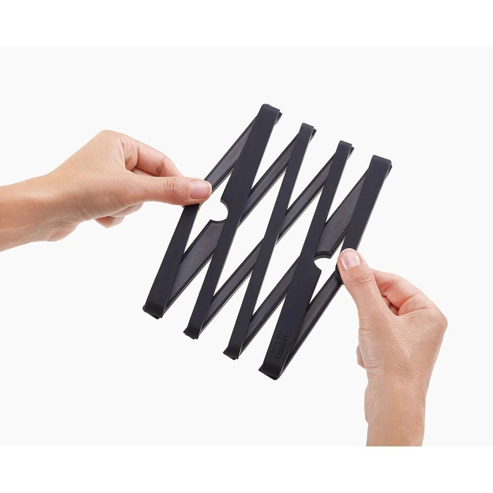 Joseph Joseph Stretch Silicone Ποτηροθήκη Μαύρη