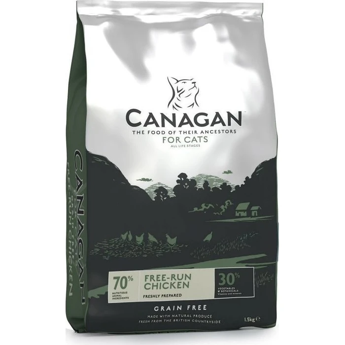Canagan Free Run Grain-Free Dry Food for Adult Cats with Chicken 0.375kg
