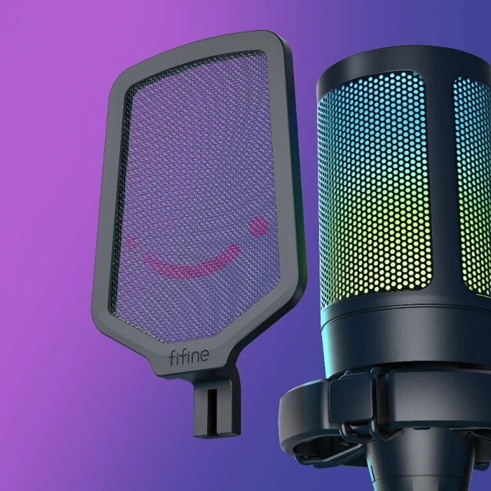 FIFINE AmpliGame A6V USB μικρόφωνο κονσόλας (Μαύρο)