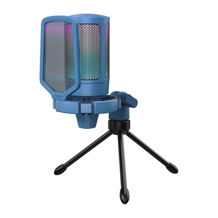 Fifine A6V Dynamic USB Microphone - Blue