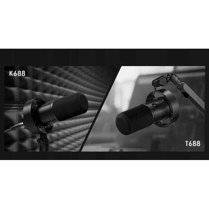 FIFINE Δυναμικό Μικρόφωνο T688W (AmpliTank K688) - Λευκό