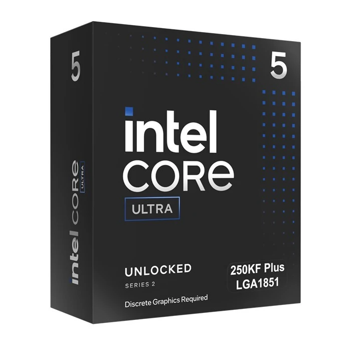 Επεξεργαστής Intel Core Ultra 5 250KF Plus Box — 18 πυρήνες, 18 threads, 30 MB Cache, Socket FCLGA1851