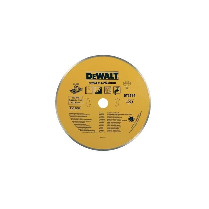 Dewalt 250mm Building Materials Cutting Disc DT3734-XJ