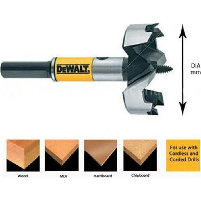 Dewalt Τρυπάνι Μεντεσέ για Μέταλλο / Ξύλο 45 mm x 117 mm - DT4581-QZ