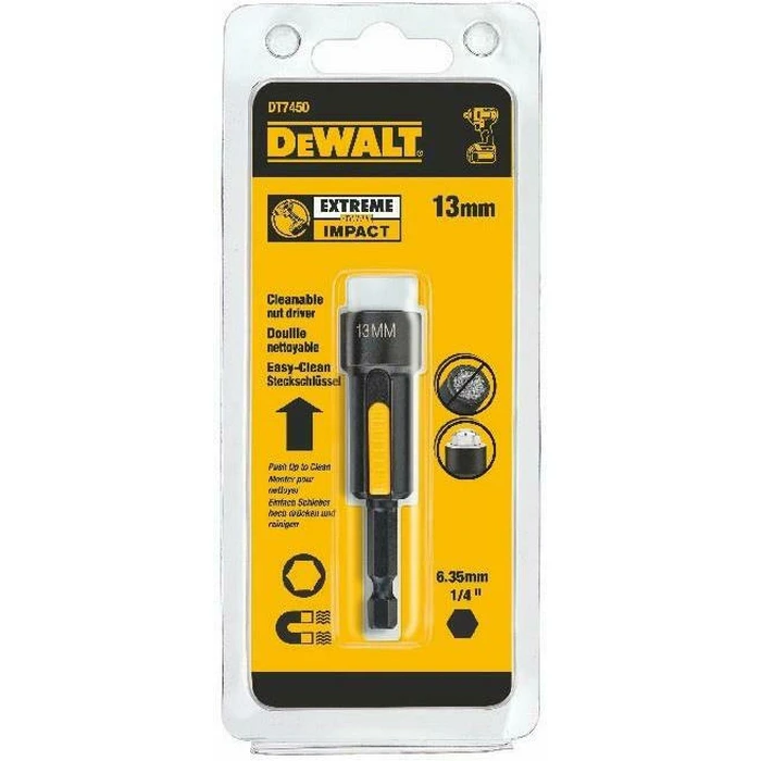 Dewalt Μαγνητικό Καρυδάκι Εξάγωνο HEX 13mm DT7450