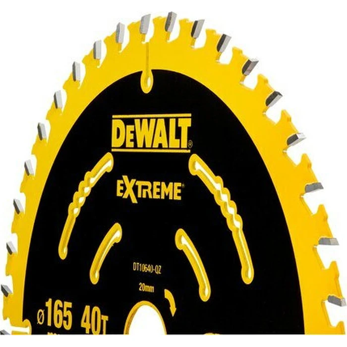 Dewalt 165mm Wood Cutting Circular Saw Blade 40 Teeth DT10640-QZ