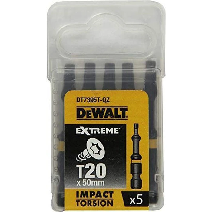 Dewalt Σετ 5 Μύτες Κατσαβιδιού Torx Impact DT7397T