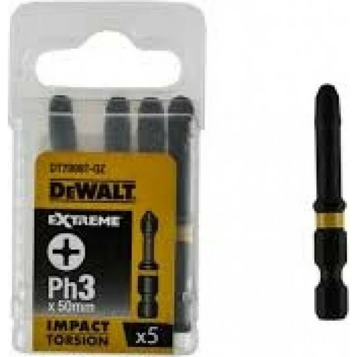 Dewalt Σετ 5 Μύτες Κατσαβιδιού Impact DT7999T