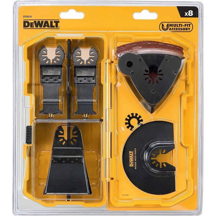 Dewalt Λάμες Πολυεργαλείων 8τμχ DT20731 (DT20731-QZ)