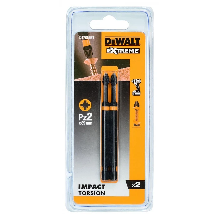 Dewalt Screwdriver Bit Set 2pc Star (Torx) DT70566T-QZ