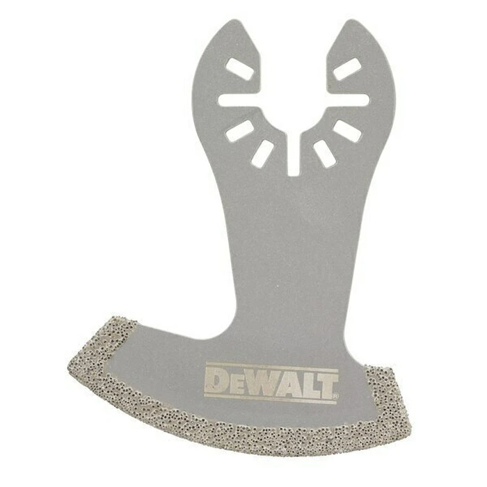 Dewalt Multi-Tool Blade DT20739, Curved Tile/Grout Blade 75x60mm (2.4mm Cutting Width)