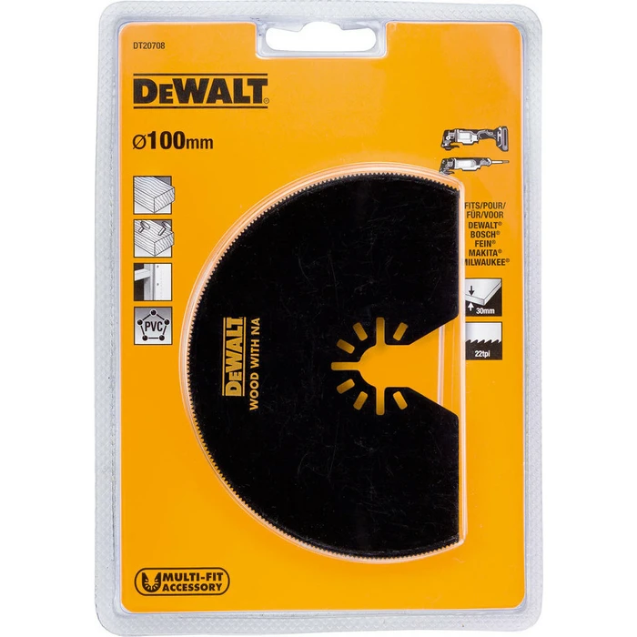 Dewalt Λάμα Πολυεργαλείων DT20708 100mm