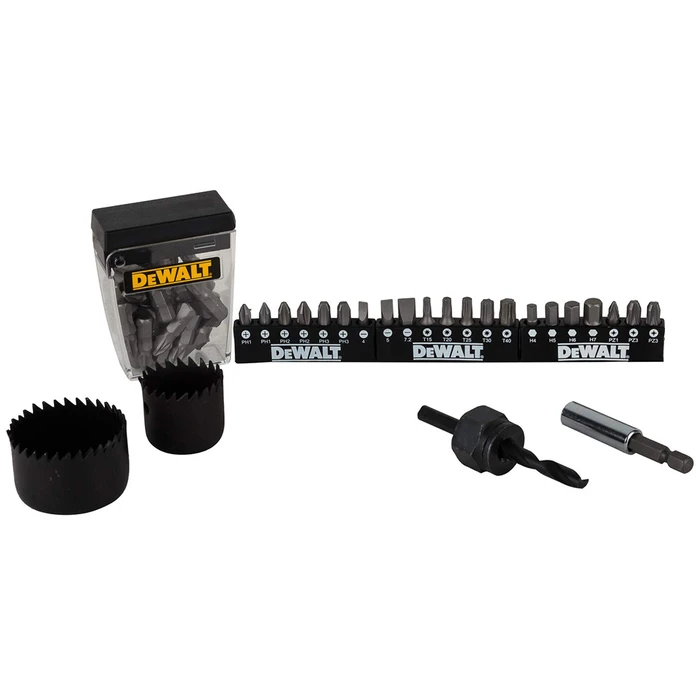 Dewalt Drill and Bit Set 100 Pieces with Cylindrical Shank DT71563