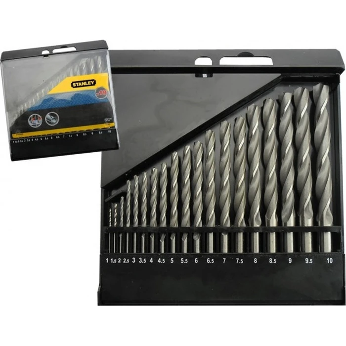 Stanley Σετ 19 Τρυπάνια για Μέταλλο STA56058