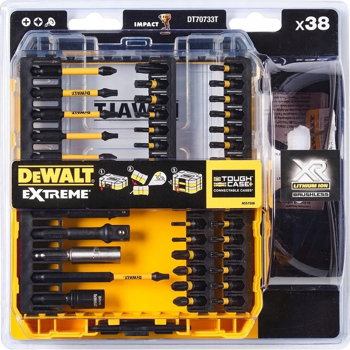 Dewalt 38-Piece Screwdriver Bit Set (Phillips / Pozidriv / Torx / Square) DT70733T