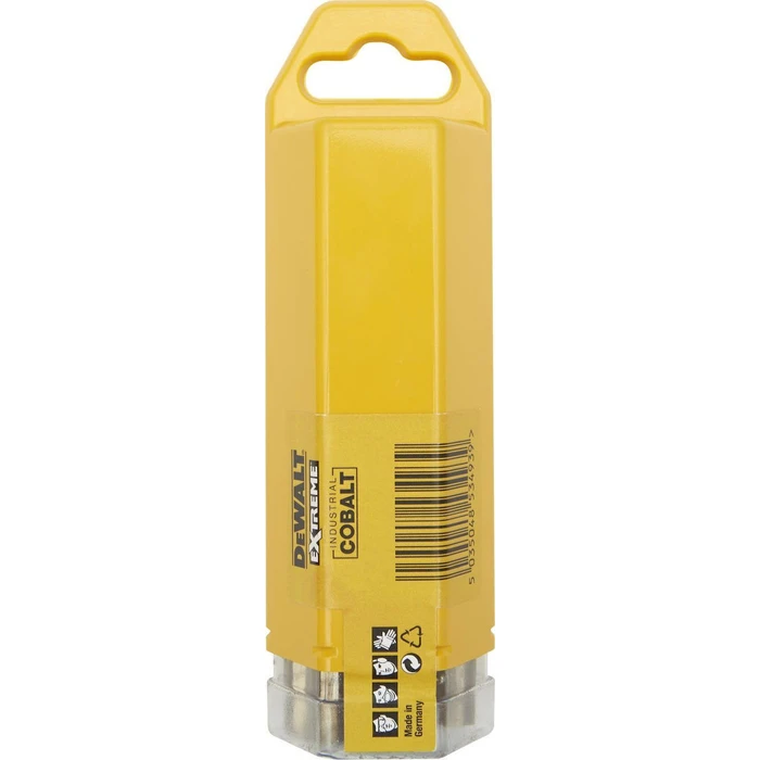 Dewalt Σετ 10 Τρυπάνια Κοβαλτίου με Κυλινδρικό Στέλεχος για Μέταλλο DT4933