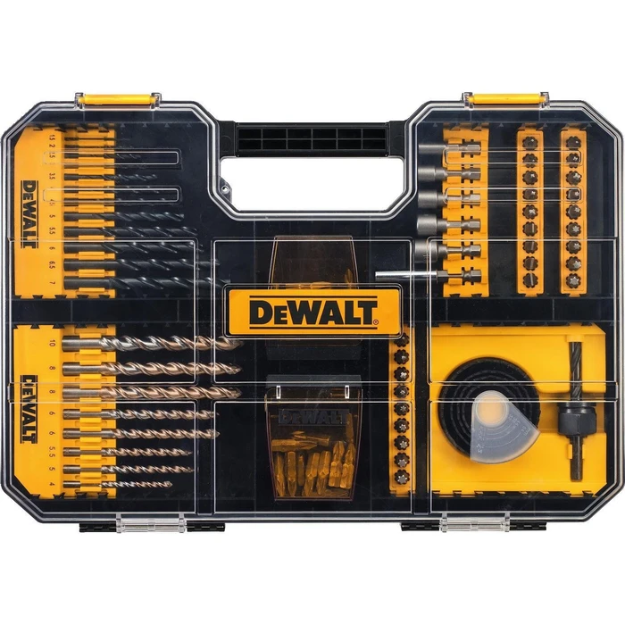 Dewalt Σετ 100 Τρυπάνια και Μύτες σε Κασετίνα TSTAK DT71569