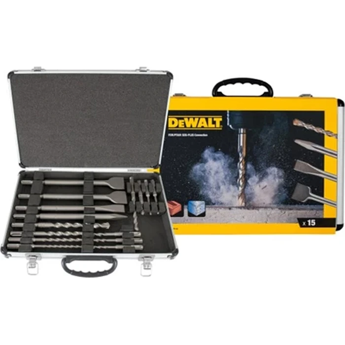Σετ Dewalt DT9679-QZ 15τμχ Βελόνι, Καλέμι & Τρυπάνι SDS Plus