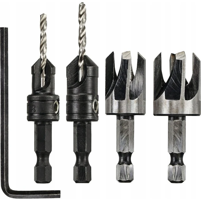 Dewalt Hinge Drill Bit Set for Wood 12.7 mm 4 pcs