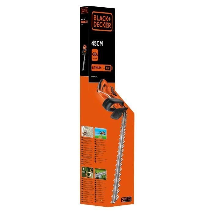 Black & Decker GTC1845L Μπορτουροψάλιδο Μπαταρίας 18V με Μήκος Λάμας 45cm