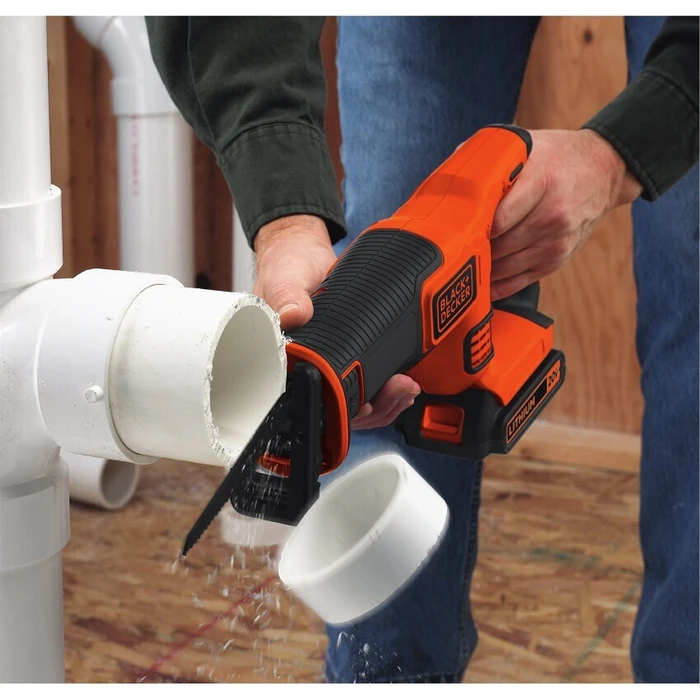 Black & Decker BDCR18N Σπαθοσέγα 18V Solo (πορτοκαλί/μαύρο, χωρίς μπαταρία και φορτιστή)