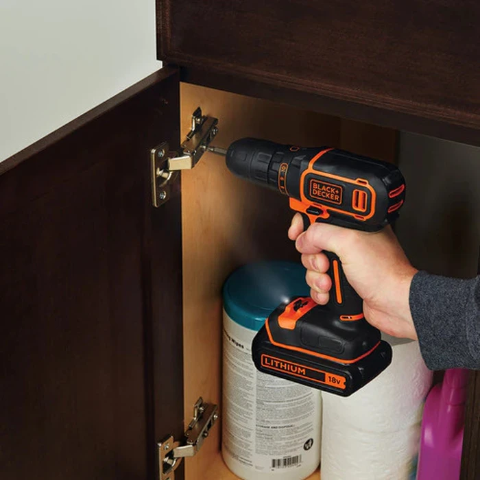 Black & Decker Δραπανοκατσάβιδο Μπαταρίας 18V 1x1.5Ah BDCDC18-QW