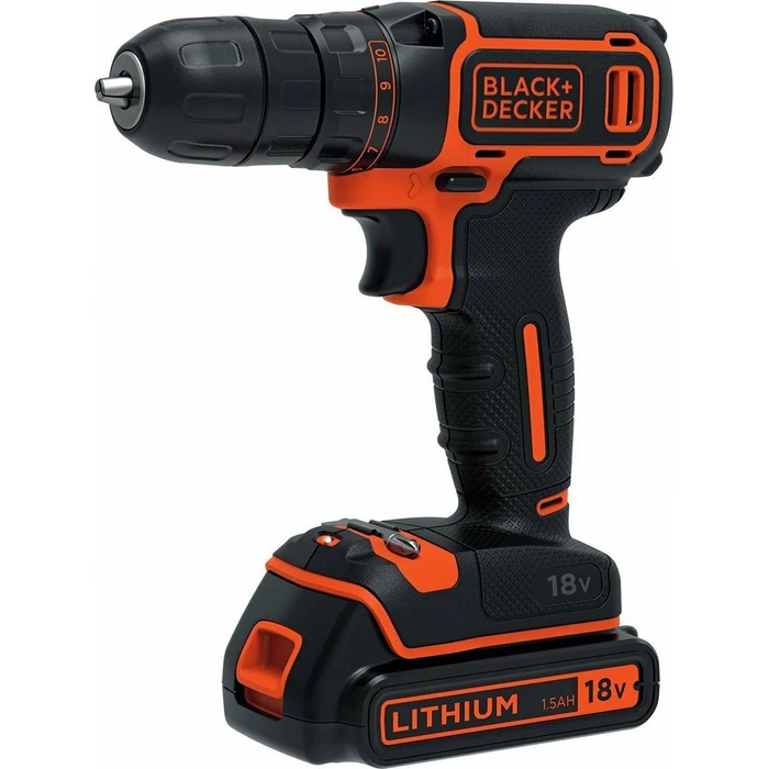 Black & Decker BDCDC18B 18V Cordless Drill Driver (1x1.5Ah)