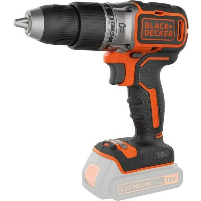 Black & Decker BL188N-XJ Κρουστικό Δραπανοκατσάβιδο Μπαταρίας Solo Brushless 18V