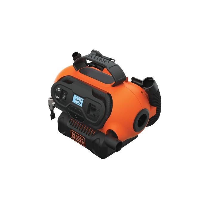 Black & Decker Τρόμπα Αυτοκινήτου ASI180 160PSI με Καλώδιο Αναπτήρα 12V (Χωρίς Μπαταρία) BDCINF18N