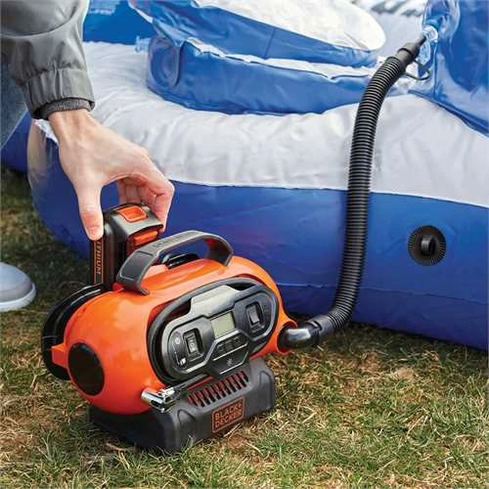 Black & Decker Τρόμπα Αυτοκινήτου ASI180 160PSI με Καλώδιο Αναπτήρα 12V (Χωρίς Μπαταρία) BDCINF18N
