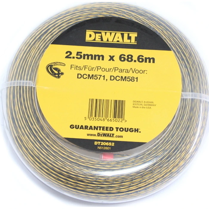 Dewalt DT20652 Μεσινέζα Σταυρός Στριφτή 68,6 m 2,5 mm