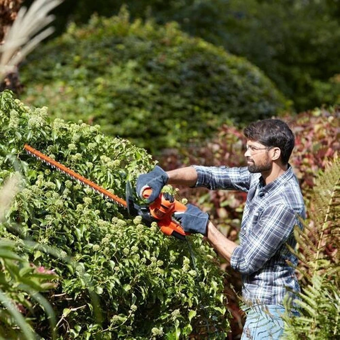 Black & Decker BEHT201 Ηλεκτρικό Μπορντουροψάλιδο 420W, Λάμα 45 cm