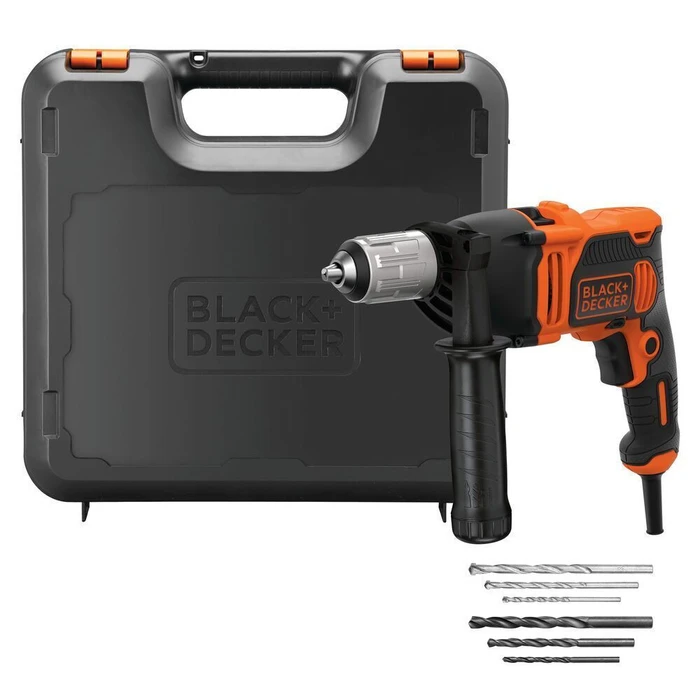 Black & Decker BEH850K Κρουστικό Δράπανο 850W με 6 Τρυπάνια