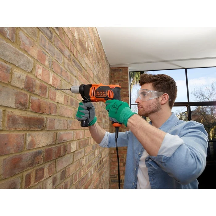 Black & Decker BEH850K Κρουστικό Δράπανο 850W με 6 Τρυπάνια