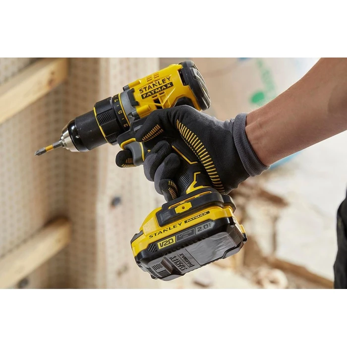 Stanley Fatmax Κρουστικό Δραπανοκατσάβιδο Μπαταρίας Solo Brushless 18V SFMCD721B