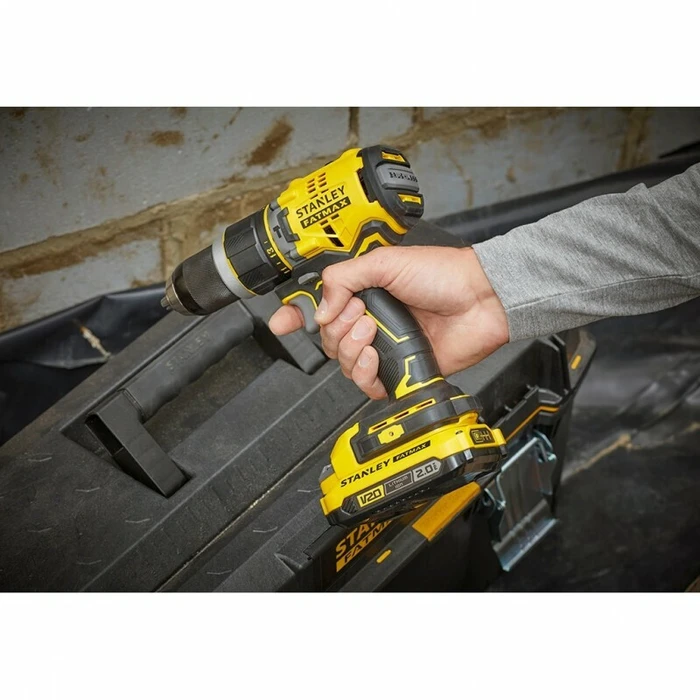 Stanley Fatmax Κρουστικό Δραπανοκατσάβιδο Μπαταρίας Solo Brushless 18V SFMCD721B