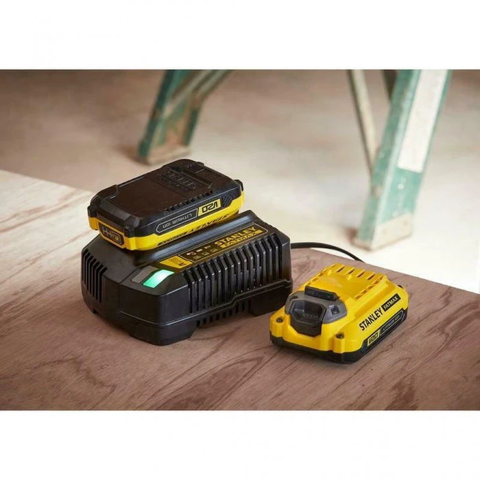Stanley Φορτιστής Μπαταριών Εργαλείου 18V Λιθίου Fatmax (SFMCB14-QW)